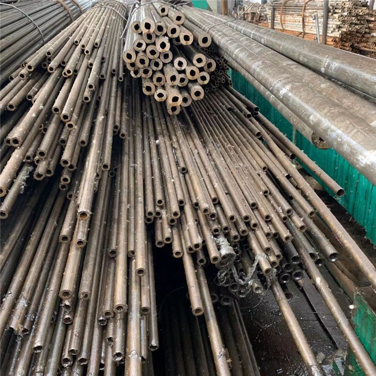 精密管加工平頭倒角 50x8精軋光亮管 45#中碳鋼精拉無縫管