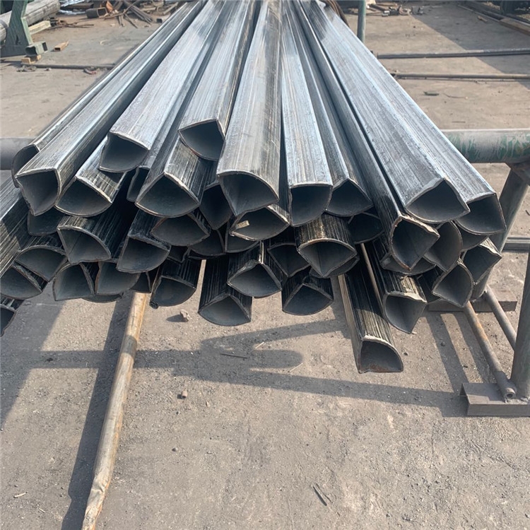 安徽建筑裝飾用異型管D形管 護(hù)欄管來圖加工 按需定制冷拔管 精拉管